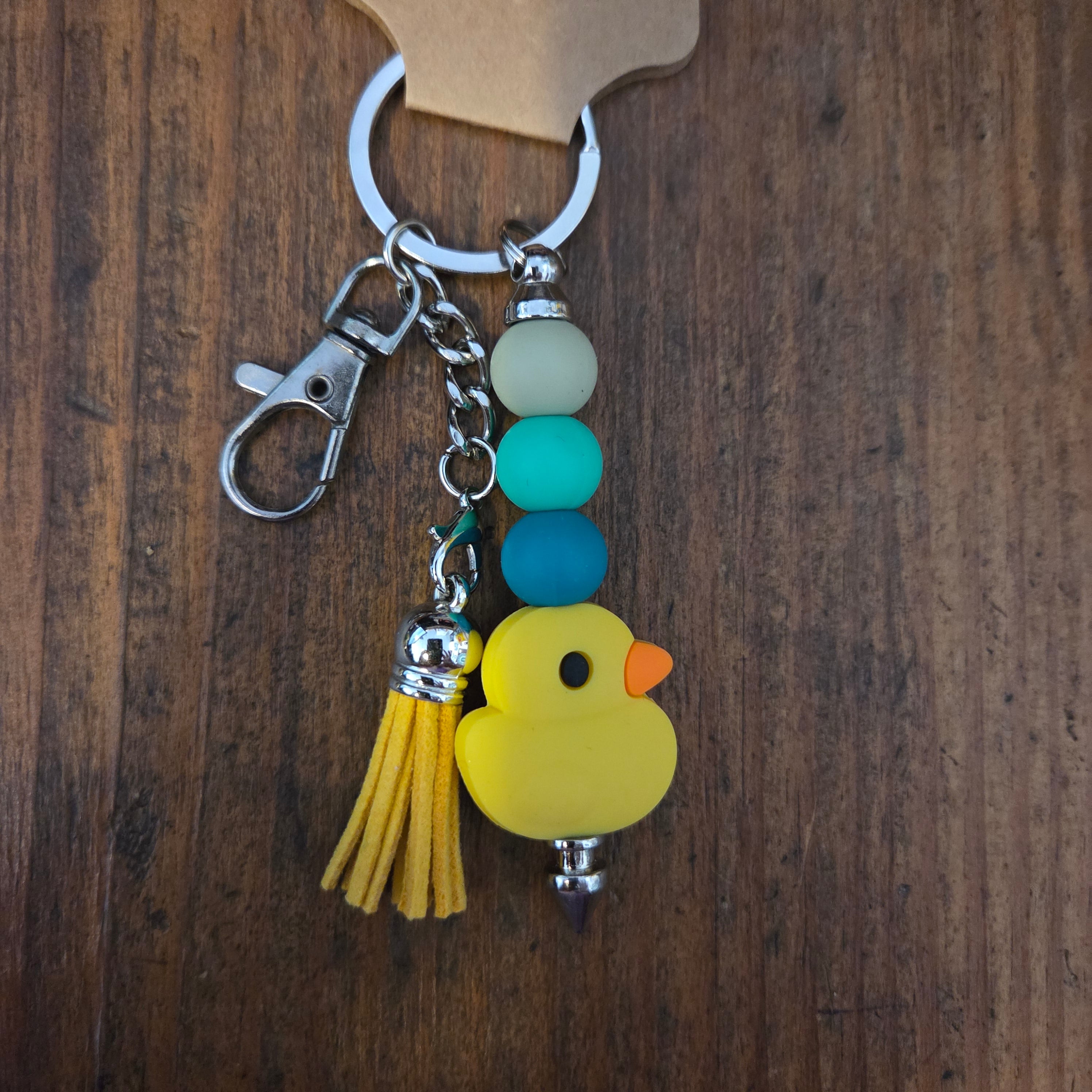Flat Duck Key Chain